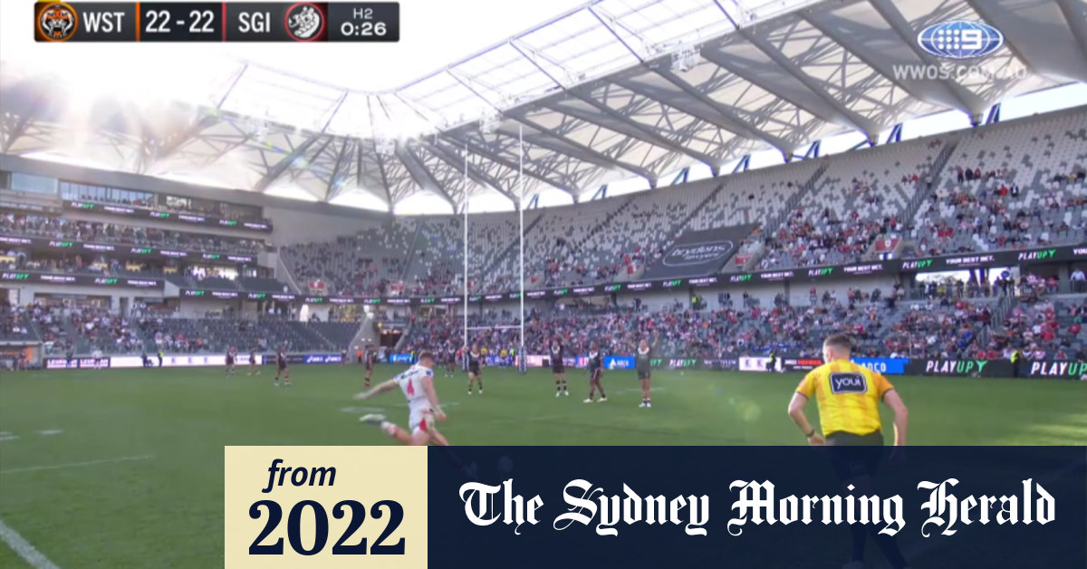 Video NRL Highlights Tigers v Dragons Round 24 NRL on Nine